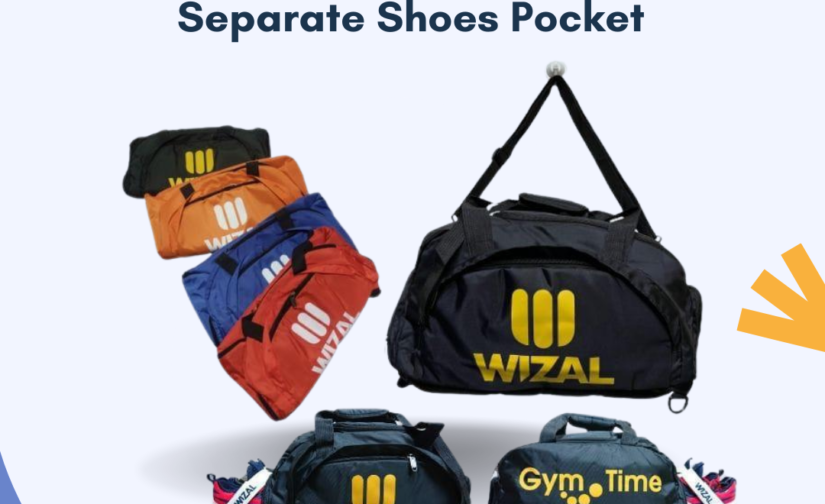 Gym Kit Bag with Separate Shoes Pocket – Durable Sports Bag for Fitness Gear & Active Lifestyles