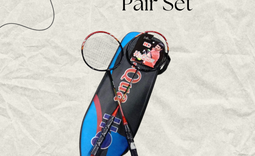 Hi-Qua Racket Pair Set | Premium Badminton Racket Set