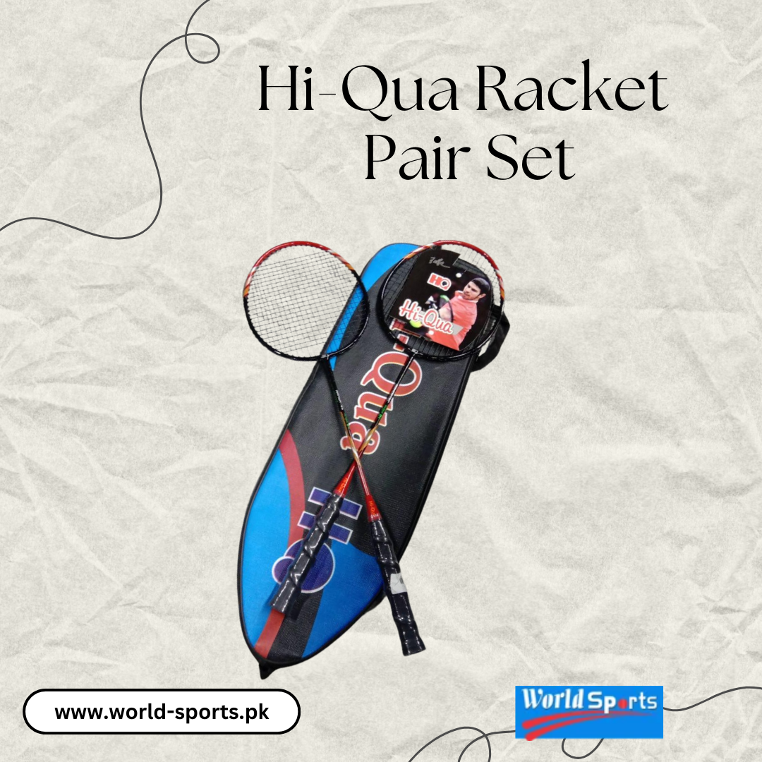 Hi-Qua Racket Pair Set | Premium Badminton Racket Set
