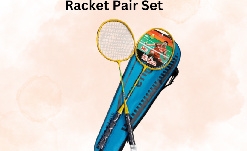 Hi-Qua Super Power Racket Pair Set | Professional Badminton Rackets for Power and Control