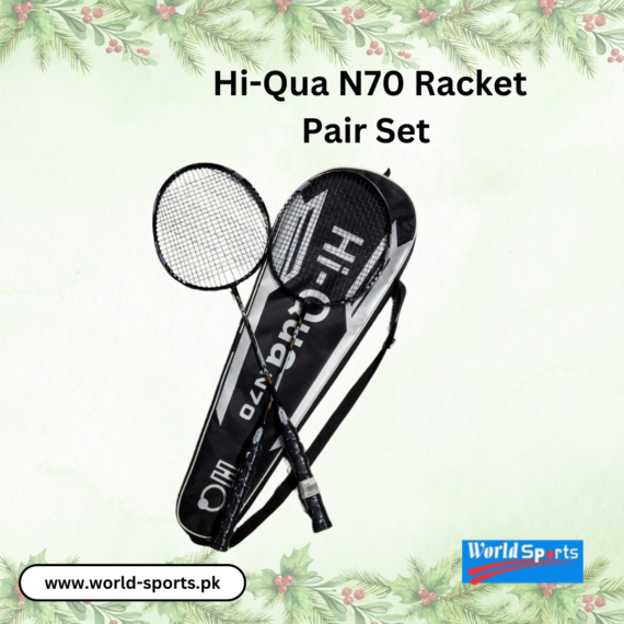 Hi-Qua N70 Racket Pair Set | Premium Badminton Racket Set for Control and Precision