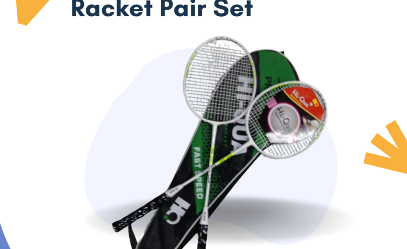 Hi-Qua Fast Speed Racket Pair Set | High-Performance Badminton Rackets for Speed & Precision