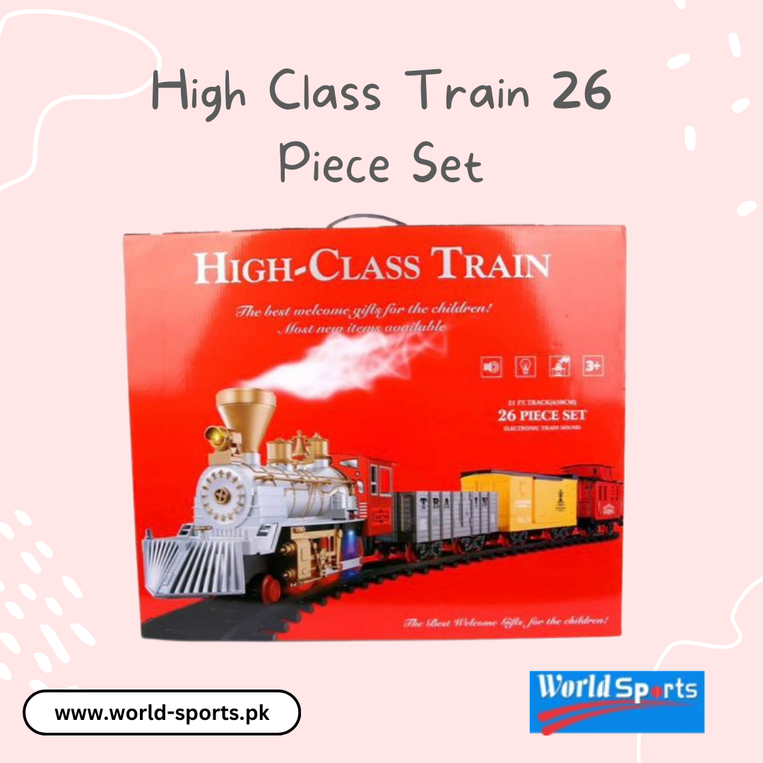 High Class Train 26-Piece Set | Deluxe Railway Toy for Kids