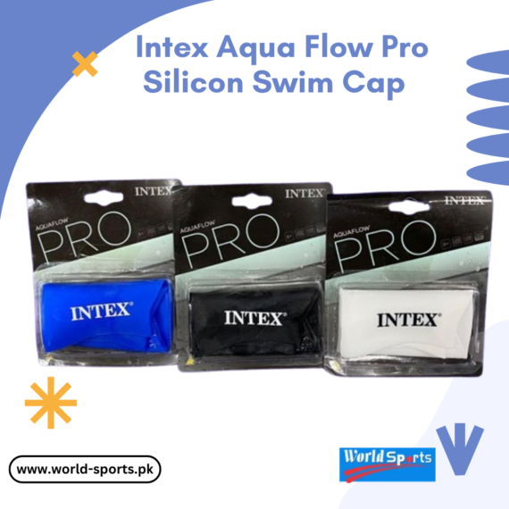 Intex Aqua Flow Pro Silicone Swim Cap – Superior Fit & Water Resistance