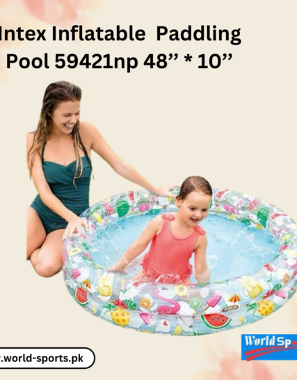 Intex Inflatable Paddling Pool 59421NP - 48" x 10" for Kids | Easy Set-Up Outdoor Pool