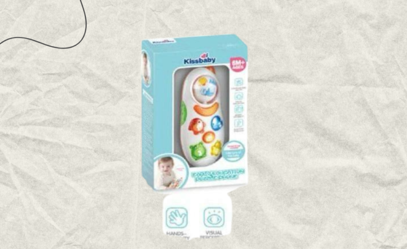Kiss Baby Phone | Cute Interactive Toy for Babies with Sound & Lights
