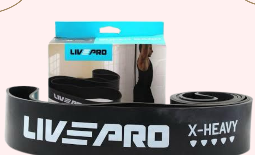 LivePro Super Band - Extra Heavy Resistance (65-170 lbs) for Advanced Strength Training, Powerlifting, and Flexibility