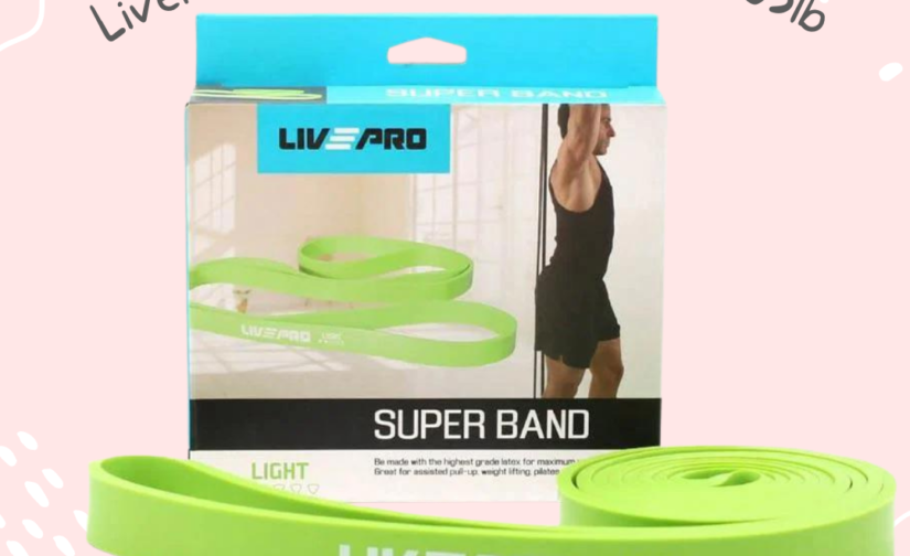 LivePro Super Band - Light Resistance (25-65 lbs) for Strength Training, Mobility & Recovery