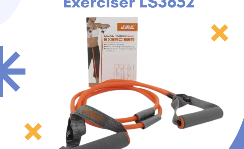 LiveUp Dual Tube Exerciser LS3652 | Resistance Training for Full-Body Workouts