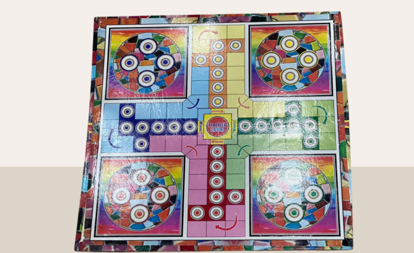 19’’ Ludo Board Game – Durable Wooden Ply Inside for Premium Family Fun