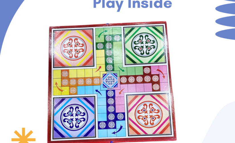 24’’ Ludo Board Game – Extra-Large Wooden Ply Inside for Ultimate Family Fun