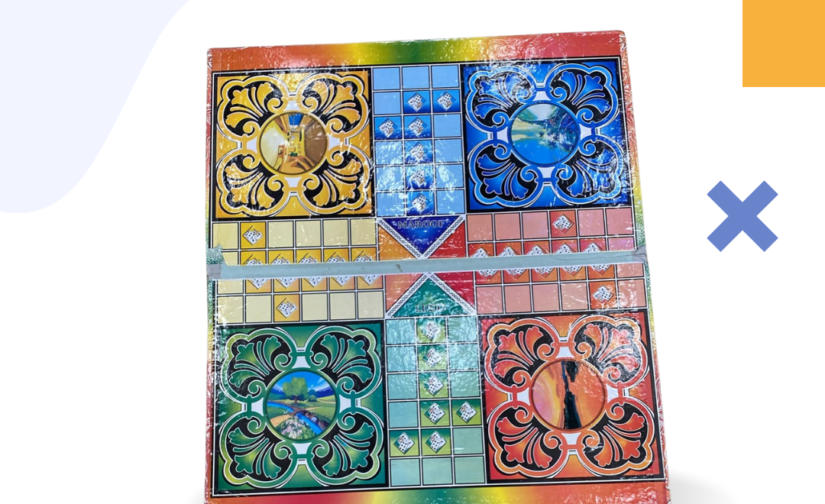 25’’ Ludo Ghatta Board Game – Traditional Ludo for Fun Family Gatherings