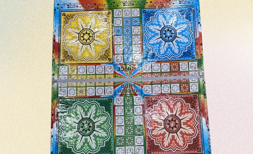 31’’ Ludo Ghatta Board Game – Extra-Large Traditional Ludo for Ultimate Family Fun