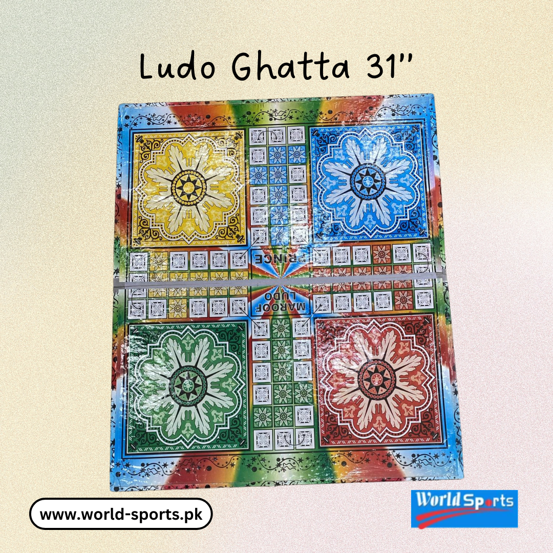 31’’ Ludo Ghatta Board Game – Extra-Large Traditional Ludo for Ultimate Family Fun