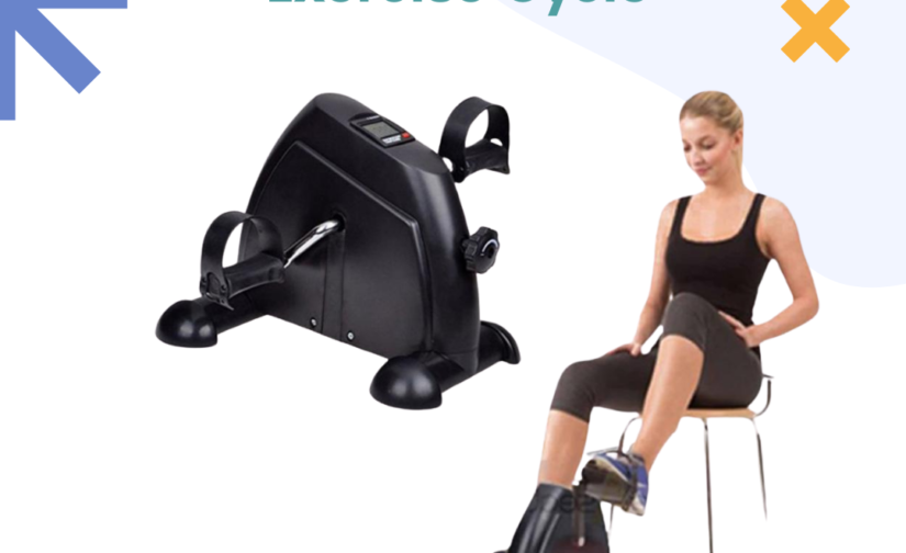 Mini Electric Portable Exercise Cycle – Compact Pedal Exerciser for Home, Office & Rehab