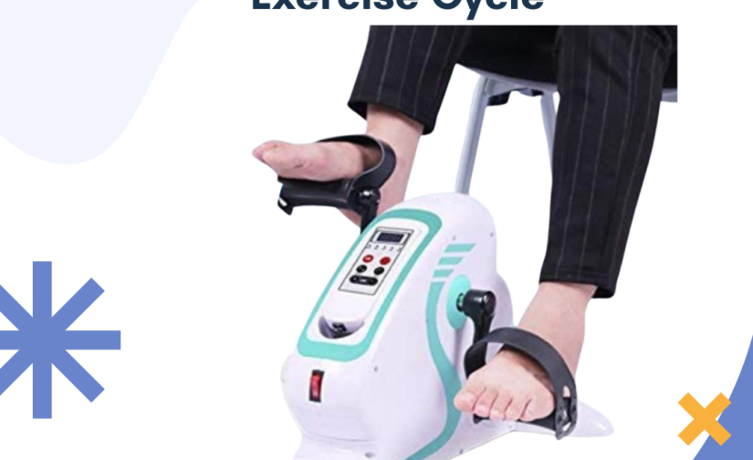 Mini Electric Portable Exercise Cycle – Compact Pedal Bike for Home & Office Fitness