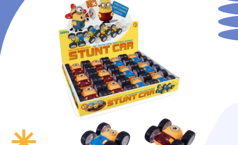 Minion Stunt Car | High-Speed 360° Rotating Toy for Kids