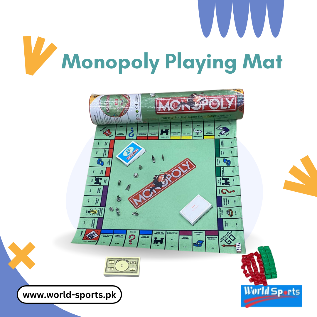Monopoly Playing Mat – Premium Game Board Mat for Enhanced Monopoly Experience