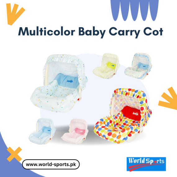 Multicolor Baby Carry Cot | Stylish & Comfortable Baby Travel Basket