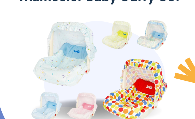 Multicolor Baby Carry Cot | Stylish & Comfortable Baby Travel Basket