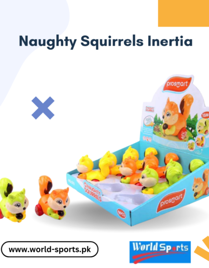 Naughty Squirrels Inertia Toy | Fun Push-and-Go Squirrel Play for Kids