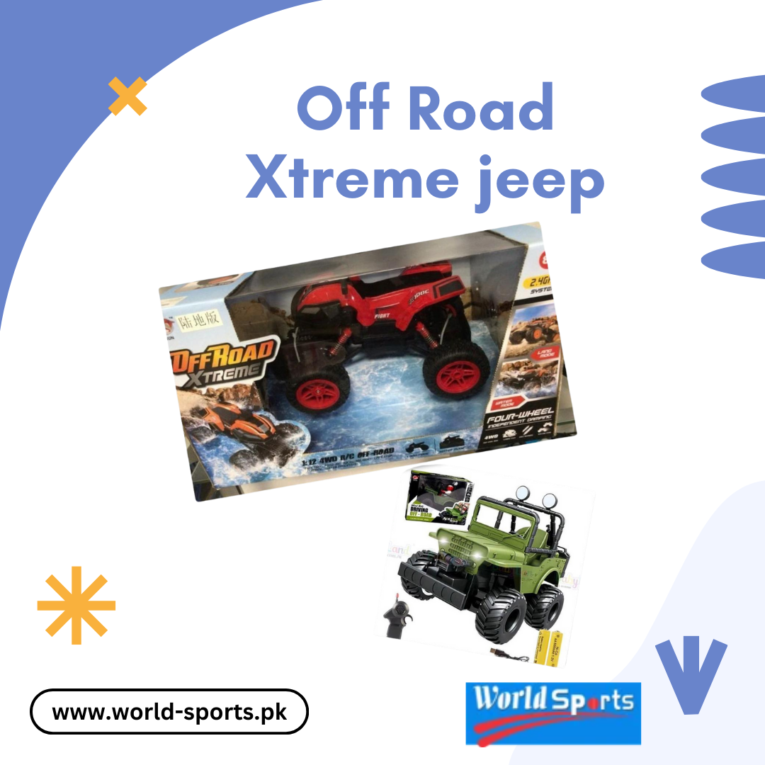 Off Road Xtreme Jeep | Remote Control 4x4 Jeep with All-Terrain Capabilities