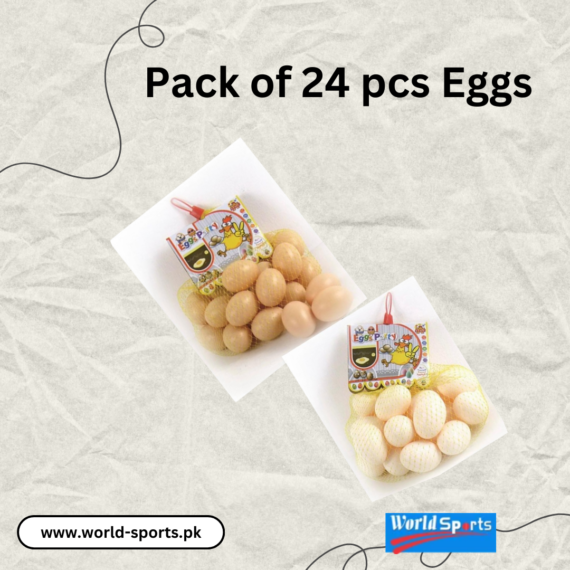 Pack of 24 Pcs Play Eggs | Realistic Pretend Play Food Set