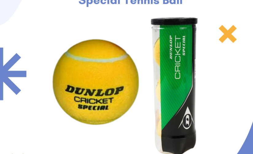 Pack of 3 Dunlop Cricket Special Tennis Balls – Durable & High-Performance Cricket Balls for Practice & Matches
