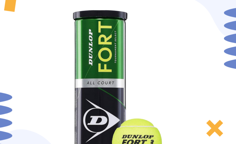 Pack of 3 Dunlop Fort Tennis Balls – High-Quality, Durable Tennis Balls for Practice & Matches