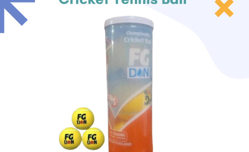 Pack of 3 FG DON Cricket Tennis Balls – Durable & High-Performance Cricket Balls for Practice & Matches