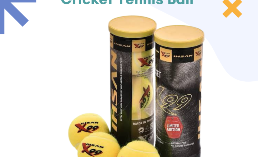 Pack of 3 Ihsan X99 Cricket Tennis Balls – High-Performance Practice Balls for Cricket Training