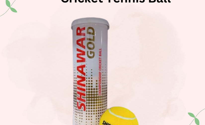 ack of 3 Shinawar Gold Cricket Tennis Balls – High-Performance Practice Balls for Cricket Training