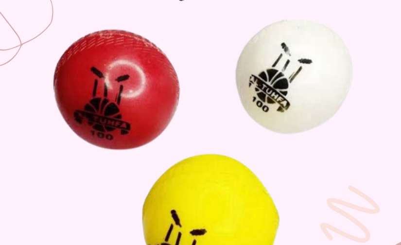 Pack of 3 Soft Plastic Training Cricket Tennis Balls – Lightweight & Durable Balls for Cricket Practice