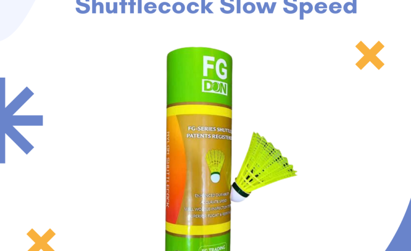 Pack of 6 FG Don Nylon Shuttlecock | Slow Speed Durable Shuttlecocks for Badminton