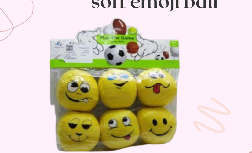 Pack of 6 Soft Emoji Balls | Fun and Colorful Emoji Toy Set for Kids