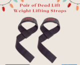 Pair of Deadlift Weight Lifting Straps | Heavy-Duty Support for Powerlifting, Gym & Strength Training