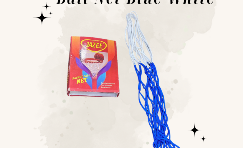 Pair of Jazee Basketball Net – Blue-White Durable Netting for Enhanced Performance