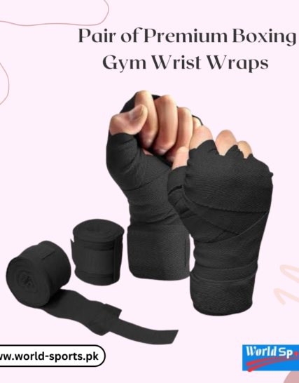 Pair of Premium Boxing Gym Wrist Wraps | Supportive Wrist Straps for Boxing, MMA, and Weightlifting