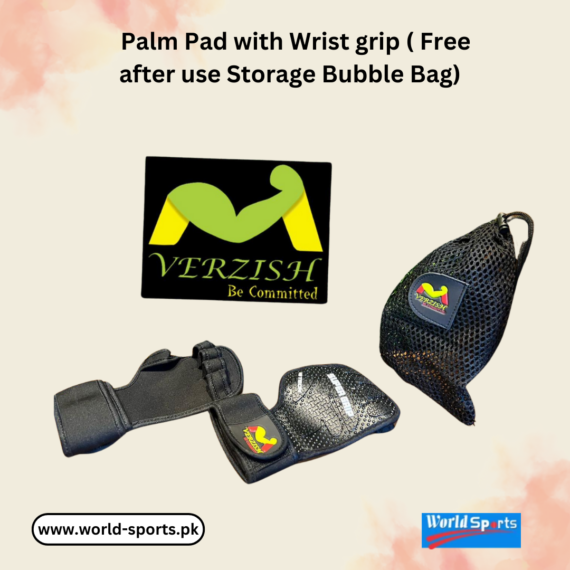 Palm Pad with Wrist Grip – Premium Protective Pad for Hands with Free After-Use Storage Bubble Bag