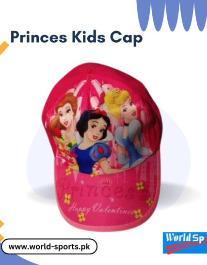 Princess Kids Cap | Pink Hat for Girls | Adjustable Princess Baseball Cap