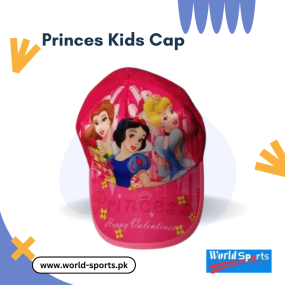 Princess Kids Cap | Pink Hat for Girls | Adjustable Princess Baseball Cap