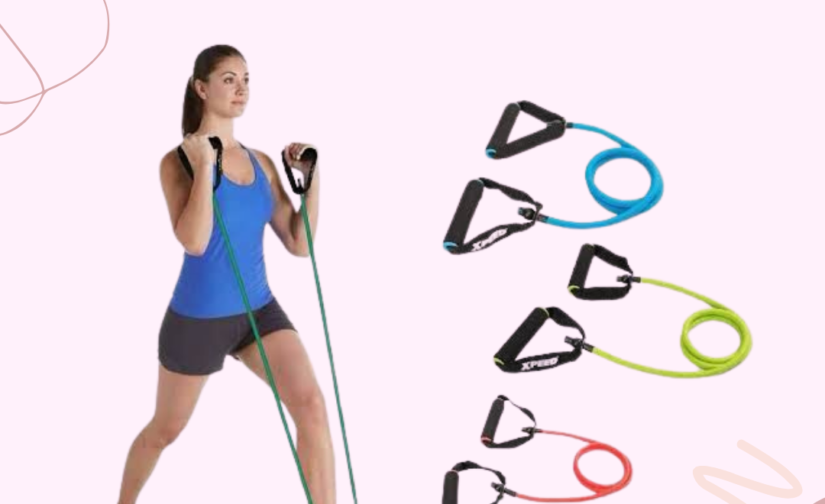 Single Toning Tube Pull Rope – Elastic Resistance Band for Full-Body Workouts | World - Sports.pk