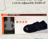 LiveUp Slimmer Belt LS3041 | 12" Adjustable Waist Trimmer for Optimal Performance