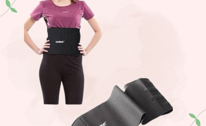 LiveUp Slimmer Belt LS3041 | 8" Adjustable Waist Trimmer for Enhanced Workout Performance