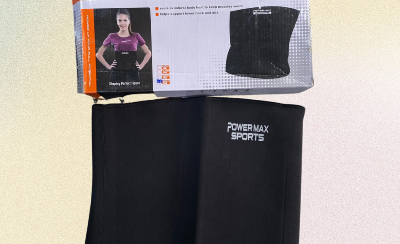 PowerMax Slimmer Belt PS3041C | Adjustable Waist Trimmer for Effective Weight Loss