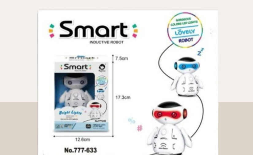 Smart Inductive Robot | Interactive Educational Toy with Motion Sensors