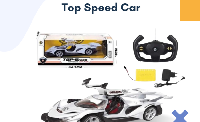 Steering Remote Control Top Speed Car | High-Speed RC Car for Thrilling Races
