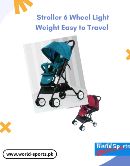 Lightweight 6-Wheel Baby Stroller | Travel-Friendly & Compact Design