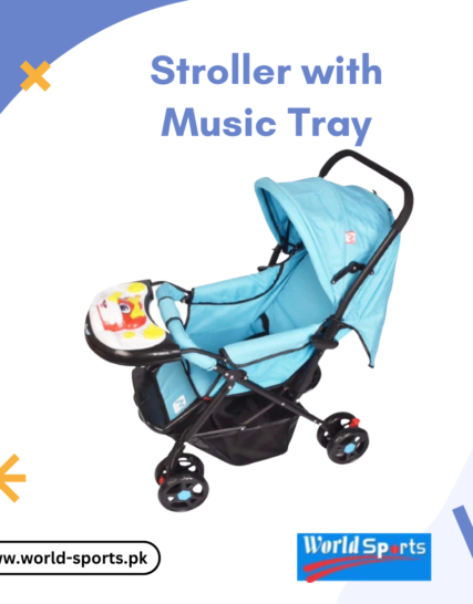 Baby Stroller with Music Tray | Comfortable, Entertaining & Travel-Friendly