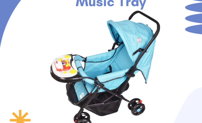 Baby Stroller with Music Tray | Comfortable, Entertaining & Travel-Friendly